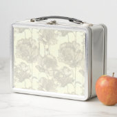Weiche Pastellblumen Metall Brotdose (Beispiel)