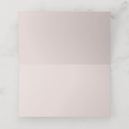 Weiche Pastellblüte Wasserfarbenblütenhochzeit Platzkarte (Innenseite Aufgefaltet)