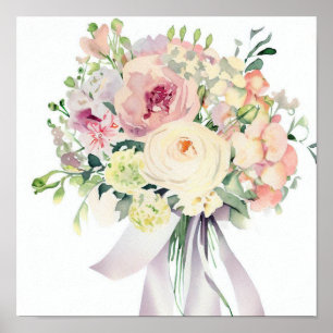 Weiche Pastelle, Attenants Bouquet (B) Poster