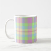 Weiche Pastelle Tartan Kaffeetasse (Links)
