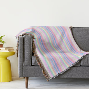 weiche Pastellfarbe, gestreift Decke