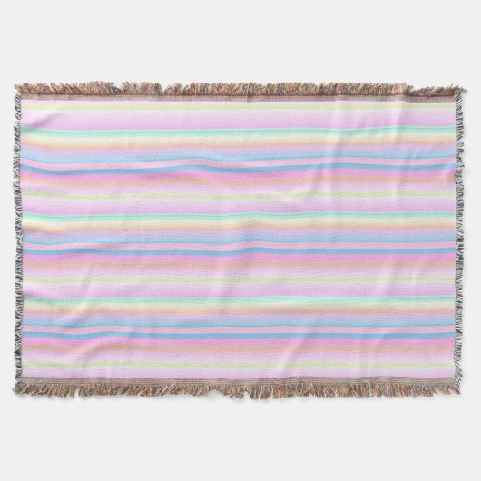 weiche Pastellfarbe, gestreift Decke (Vorderseite)