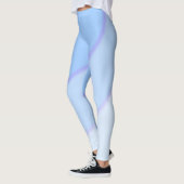 Weiche Pastellfarben Blau Leggings (Links)