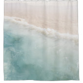 Weiche Pastellfarben - Karibischer Ozean - Bliss 1 Duschvorhang (Vorderseite)