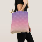 Weiche Pastellfarben Polka Dot Pink Violett Tasche (Von Nahem)