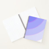 Weiche, pastellfarbene, Lila Farbe Notizblock (Innenseite)