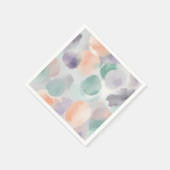 Weiche, pastellfarbene Waschbecken Serviette (Ecke)