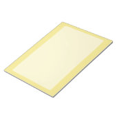 Weiche pastellgelbe Akzente Dekoration bereit für  Notizblock (angewinkelt)