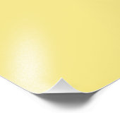 Weiche pastellgelbe Dekoration - fertig Fotodruck (Ecke)