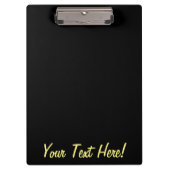 Weiche pastellgelbe Dekoration - fertig Klemmbrett (Vorderseite)