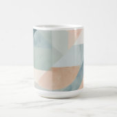 Weiche, pastellige Geometrie - Abstrakte moderne K Kaffeetasse (Mittel)