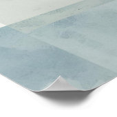 Weiche, pastellige Geometrie - Abstrakte moderne K Poster (Ecke)