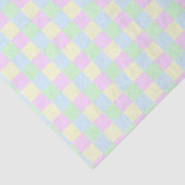 Weiche Pastellquadrate Muster Seidenpapier (Ausschnitt)