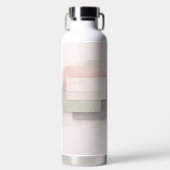 Weiche Pastellschichten AI-Kunst  Trinkflasche (Vorderseite)