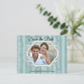 Weiche Pastelltöne, grün Ankündigungspostkarte (Stehend Vorderseite)