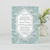 Weiche Pastelltöne, grün Einladung (Stehend Vorderseite)