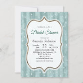 Weiche Pastelltöne, grün Einladung (Vorderseite)