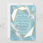 Weiche Pastelltöne, grün Einladung (Vorderseite)