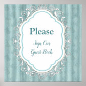 Weiche Pastelltöne, grün Poster (Vorne)