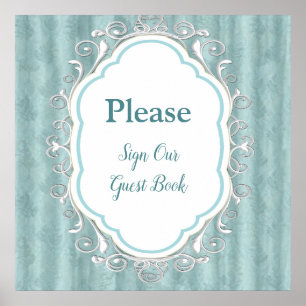 Weiche Pastelltöne, grün Poster