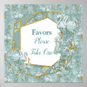 Weiche Pastelltöne, grün Poster (Vorne)