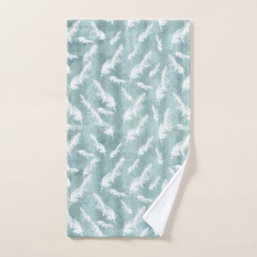 Weiche Pastelltöne in Weiß, Weiß und Weiß Badhandtuch Set (Handtuch)