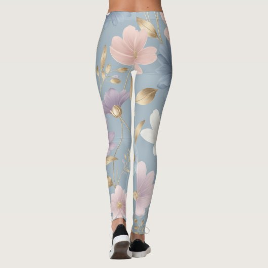 Weiche Pastelltöne Leggings (Rückseite)