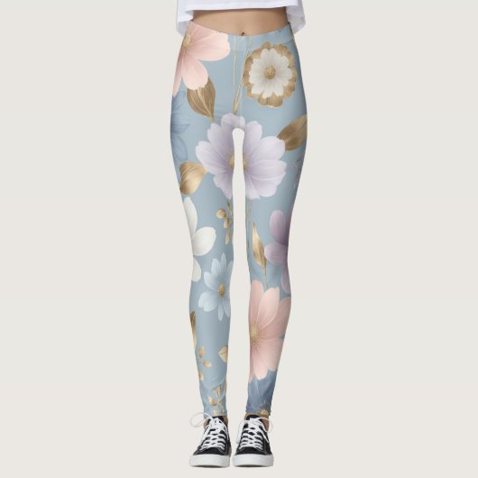 Weiche Pastelltöne Leggings (Vorderseite)