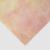 Weiche Pastete mit Vintagen Gold-Blume Seidenpapier (Ausschnitt)