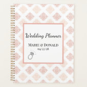Weiche Peachy Blush Damask Planer (Vorderseite)