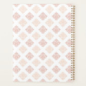 Weiche Peachy Blush Damask Planer (Rückseite)