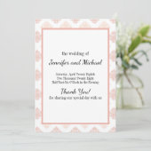 Weiche Peachy Blush Damask Programm (Stehend Vorderseite)