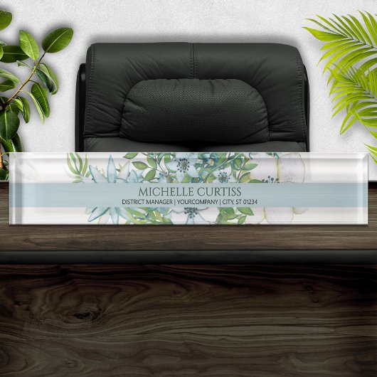 Weiche Personalisierte Flora-Namensplatte Namensplakette