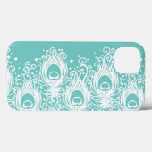 Weiche Pfauenfedern Case-Mate iPhone Hülle (Rückseite (Horizontal))