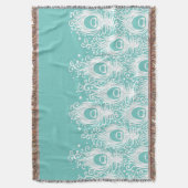 Weiche Pfauenfedern Decke (Vorderseite Vertikal)