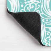 Weiche Pfauenfedern Mousepad (Ecke)