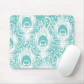 Weiche Pfauenfedern Mousepad (Mit Mouse)
