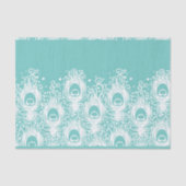 Weiche Pfauenfedern Seidenpapier (Vorderseite)