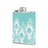 Weiche Pfaufedern Flachmann (Links)