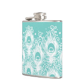 Weiche Pfaufedern Flachmann (Links)