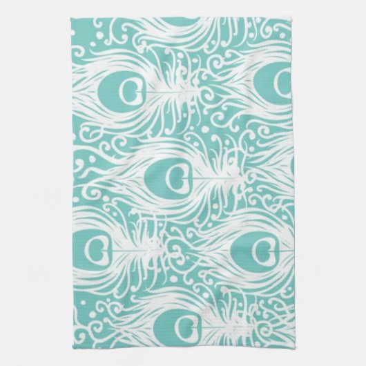 Weiche Pfaufedern Handtuch (Vertikal)