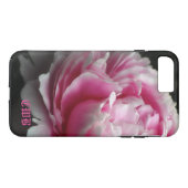 Weiche Pfingstrosen-elegantes Blumen Case-Mate iPhone Hülle (Rückseite (Horizontal))