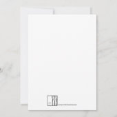 Weiche Polka-Punkte - jedes Occasions-Party Einladung (Rückseite)