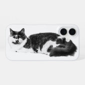 Weiche Präsenz iPhone 16 Hülle (Rückseite (Horizontal))