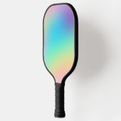 Weiche Prismatische Pastell Rainbow Gradient Pickleball Schläger (Links)