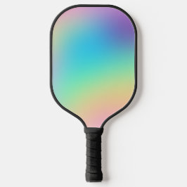 Weiche Prismatische Pastell Rainbow Gradient Pickleball Schläger