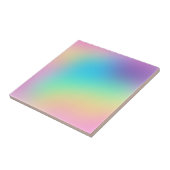 Weiche Prismatische Pastell Rainbow Gradient Tile Fliese (Seite)