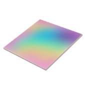 Weiche Prismatische Pastell Rainbow Gradient Tile Fliese (Seite)