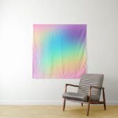 Weiche Prismatische Pastell Rainbow Gradient Wandteppich (Beispiel)