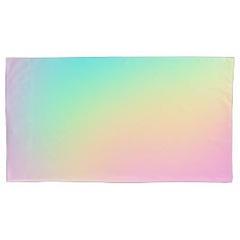 Weiche Prismatische Pastell Rainbow Kradient Pillo Kissenbezug